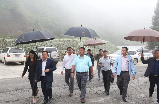 緬甸聯(lián)邦共和國酒店協(xié)會主席吳昂謬敏定一行蒞臨恒益集團(tuán)考察交流